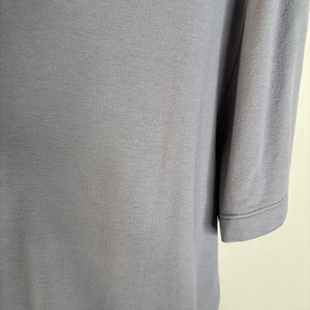 James Perse Brushed Jersey Polo Shirt - Picture 4 of 5